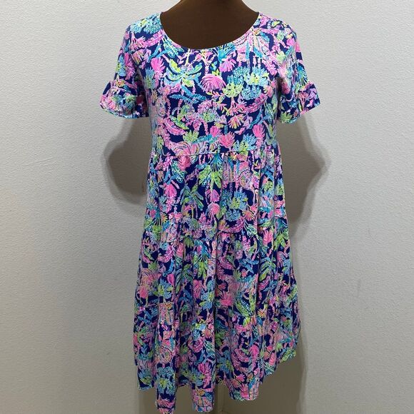 Lilly Pulitzer Jodee Short Sleeve Swing Dress Women's Size Small - Picture 1 of 9